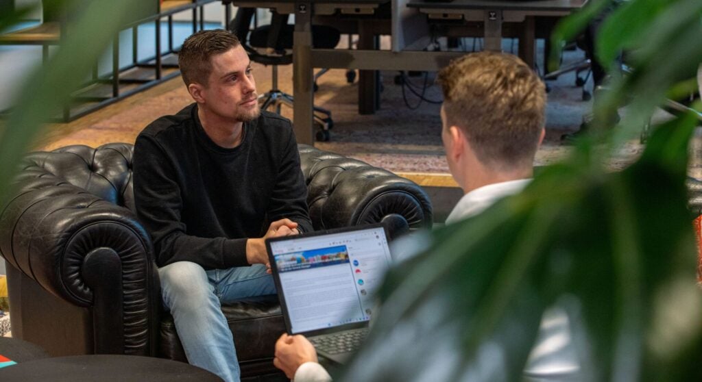 collega's op kantoor