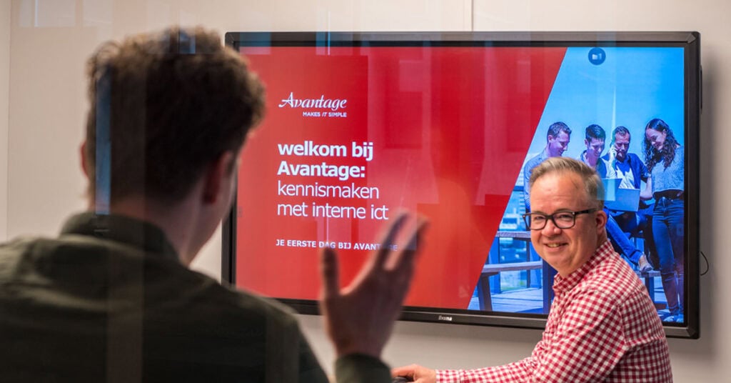Collega's op kantoor