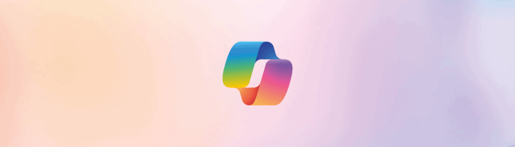Kleurrijk logo van microsoft copilot