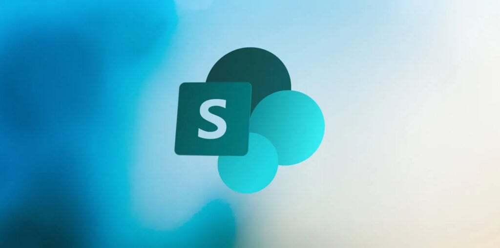 Afbeelding logo van Sharepoint.